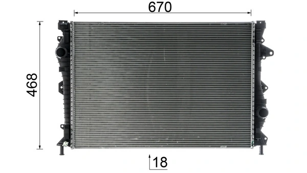 MAHLE CR 953 000P Radiator, engine cooling