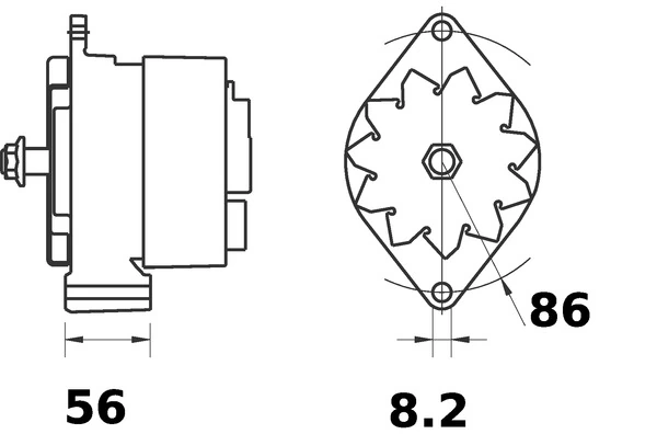 MAHLE MG 313 Alternator