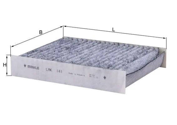 Filter, cabin air LAK 141