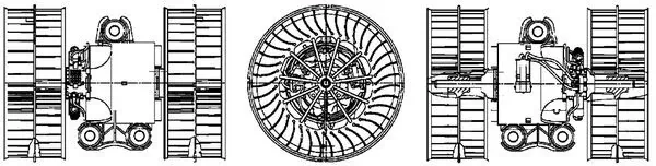 Interior Blower BEHR *** PREMIUM LINE *** AB 40 000P