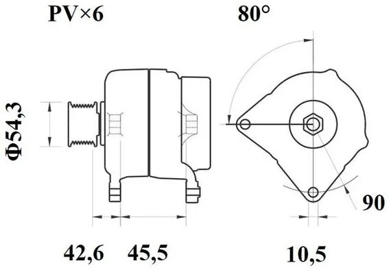 MAHLE MG 1068 Alternator