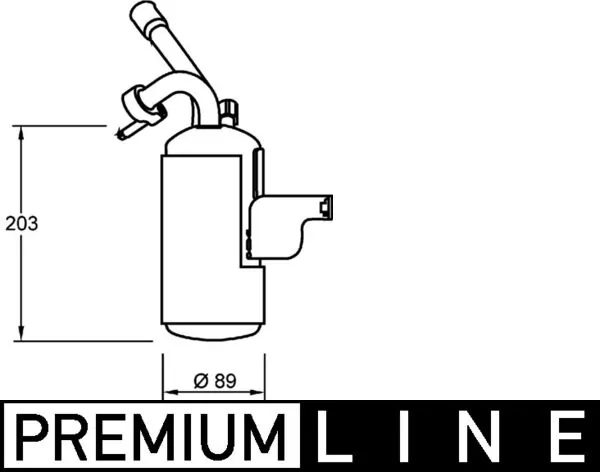 Dryer, air conditioning BEHR *** PREMIUM LINE *** AD 276 000P