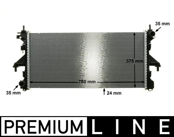 Radiator, engine cooling BEHR *** PREMIUM LINE *** CR 1068 000P