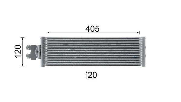 MAHLE CLC 295 000P Oil Cooler, automatic transmission