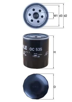 Oil Filter OC 535