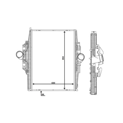 Charge Air Cooler BEHR *** PREMIUM LINE *** CI 116 000P