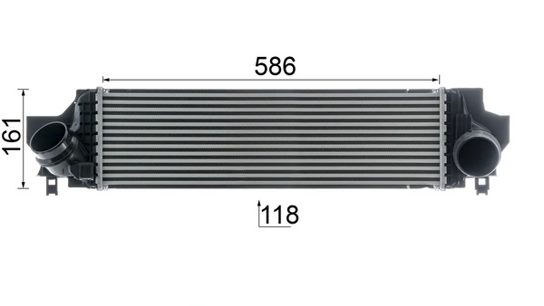 MAHLE CI 610 000P Charge Air Cooler