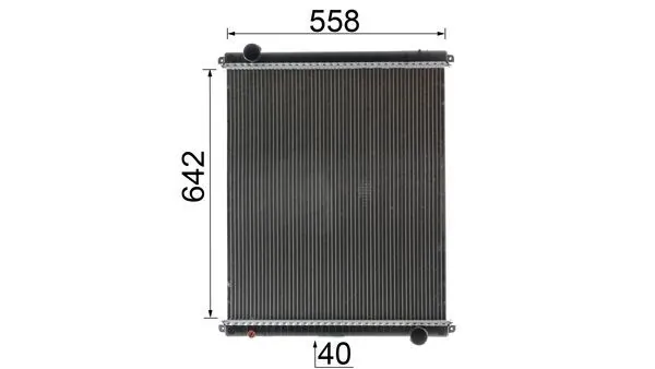 Radiator, engine cooling BEHR *** PREMIUM LINE *** CR 380 000P