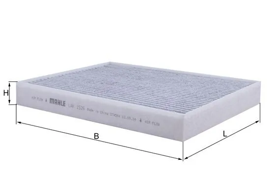 Filter, cabin air LAK 1526