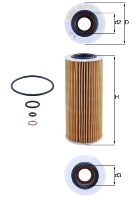 Oil Filter OX 177/3D
