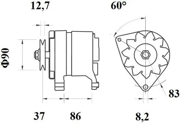 MAHLE MG 110 Alternator