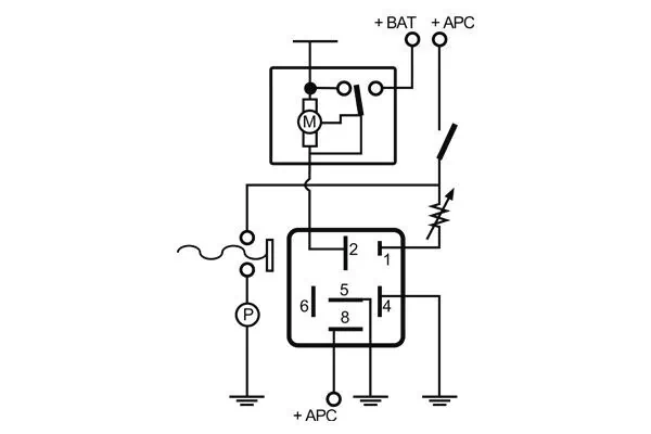MAHLE MT 23 Relay, wipe/wash interval