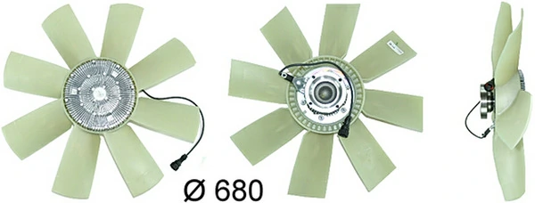 Fan, engine cooling BEHR *** PREMIUM LINE *** CFF 439 000P