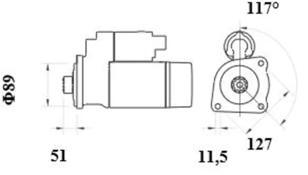 MAHLE MS 775 Starter