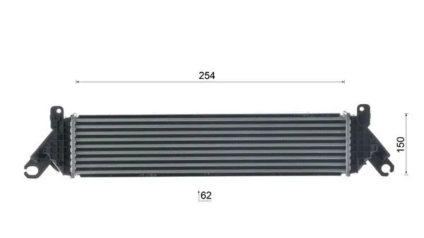 Charge Air Cooler BEHR CI 688 000S