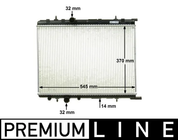 Radiator, engine cooling BEHR *** PREMIUM LINE *** CR 515 000P