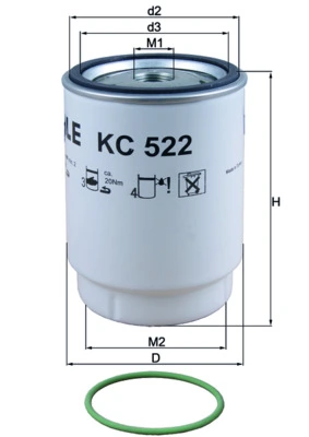 Fuel Filter KC 522D
