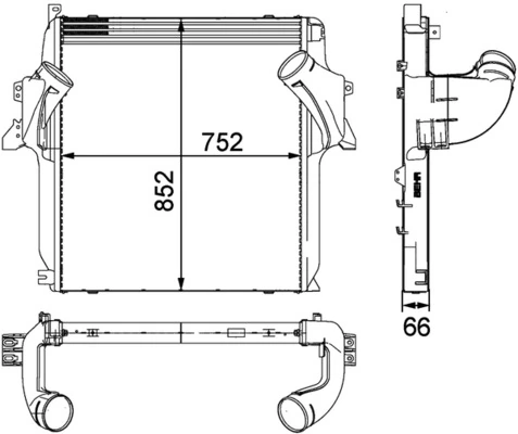 Charge Air Cooler BEHR *** PREMIUM LINE *** CI 101 000P