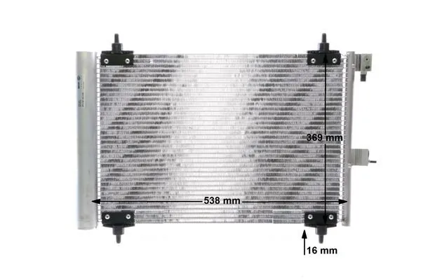 MAHLE AC 323 000S Condenser, air conditioning