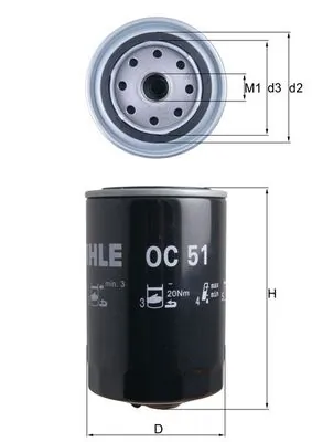 Oil Filter OC 51