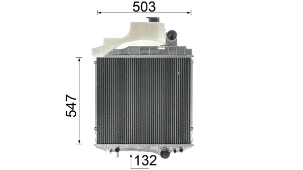 Radiator, engine cooling BEHR *** PREMIUM LINE *** CR 1729 000P
