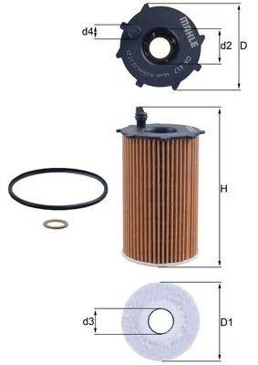 Oil Filter OX 417D