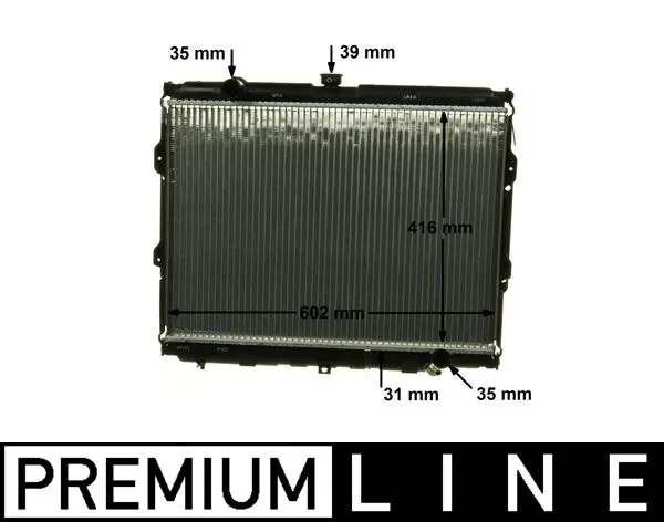 Radiator, engine cooling BEHR *** PREMIUM LINE *** CR 1319 000P