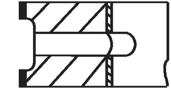 MAHLE 001 28 N0 Piston Ring Kit