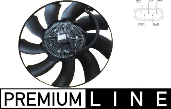 Fan, engine cooling BEHR *** PREMIUM LINE *** CFF 475 000P