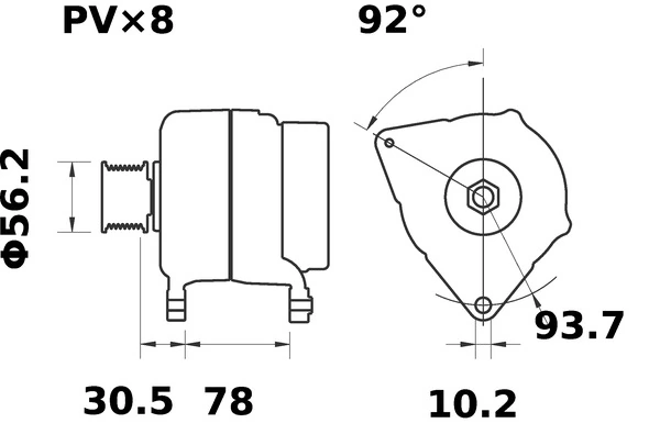 MAHLE MG 23 Alternator