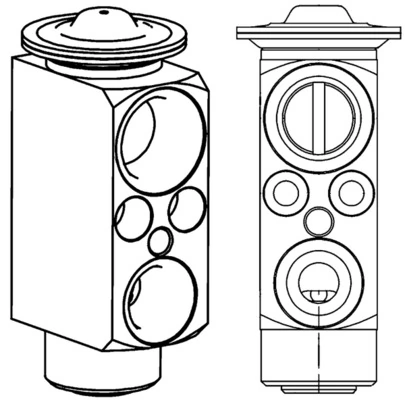 Expansion Valve, air conditioning BEHR *** PREMIUM LINE *** AVE 81 000P