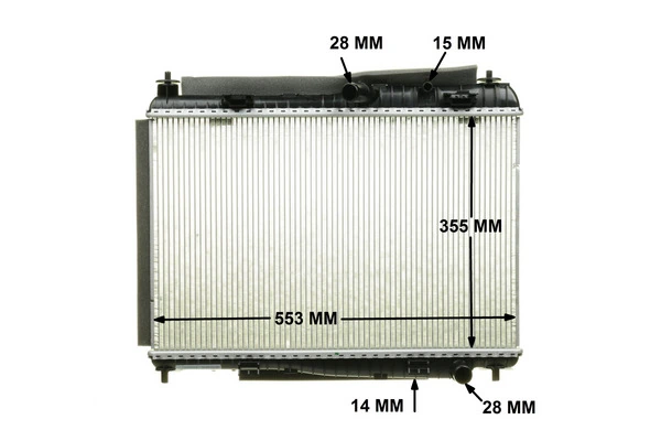 Radiator, engine cooling BEHR *** PREMIUM LINE *** CR 1135 000P