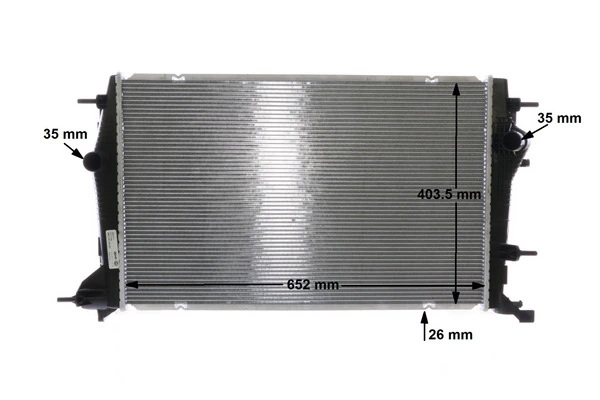 MAHLE CR 857 000S Radiator, engine cooling
