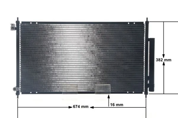 MAHLE AC 467 001S Condenser, air conditioning