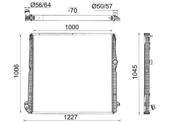 MAHLE CR 2453 000P Radiator, engine cooling