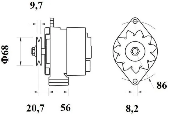 MAHLE MG 396 Alternator