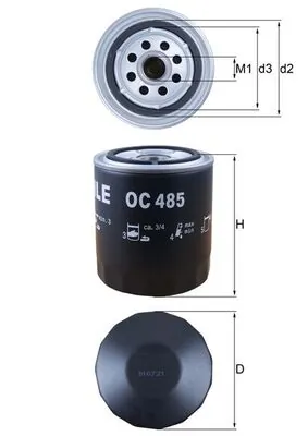 Oil Filter OC 485