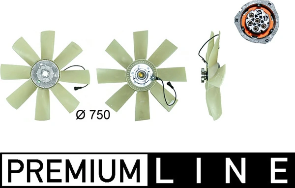 Fan, engine cooling BEHR *** PREMIUM LINE *** CFF 441 000P