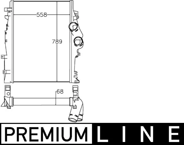 Charge Air Cooler BEHR *** PREMIUM LINE *** CI 269 000P