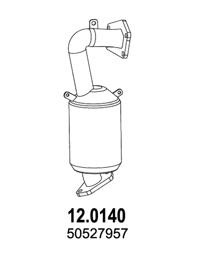 Catalytic Converter 12.0140