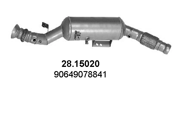 Soot/Particulate Filter, exhaust system 28.15020