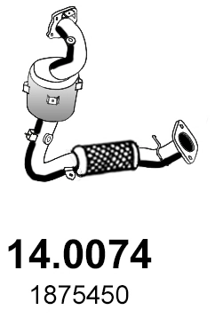 Catalytic Converter 14.0074