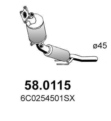 Catalytic Converter 58.0115