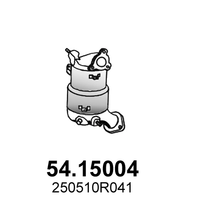 Soot/Particulate Filter, exhaust system 54.15004