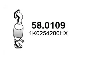 Catalytic Converter 58.0109