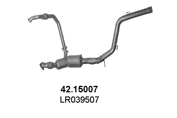Soot/Particulate Filter, exhaust system 42.15007