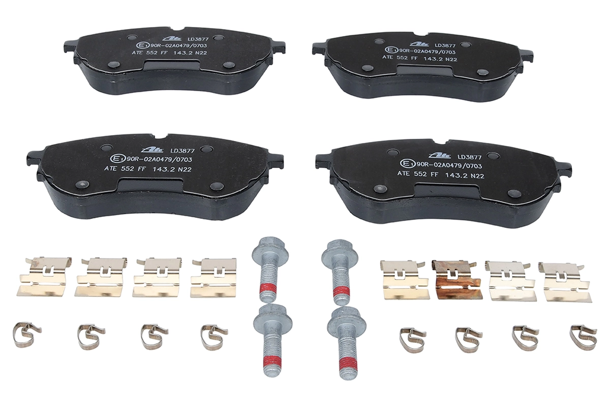 Brake Pad Set, disc brake ATE Ceramic 13.0470-3877.2