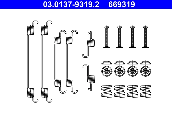 Accessory Kit, brake shoes 03.0137-9319.2
