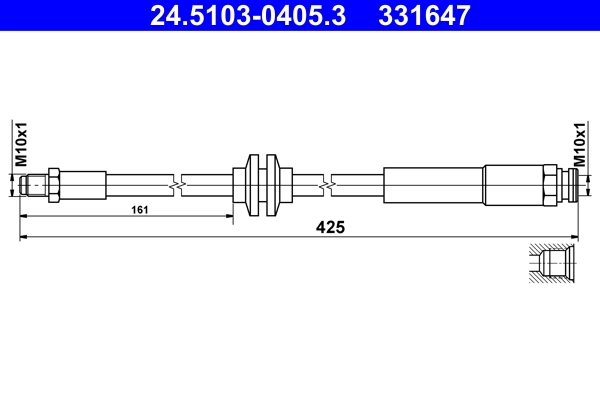Brake Hose 24.5103-0405.3