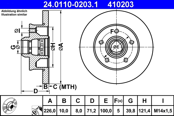 Brake Disc 24.0110-0203.1